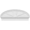 Ekena Millwork Elliptical 4 Spoke Architectural Grade PVC Combination Pediment, 42"W x 17-3/8"H x 2-3/4"P PEDPC042X175ELL04 - alternate 6